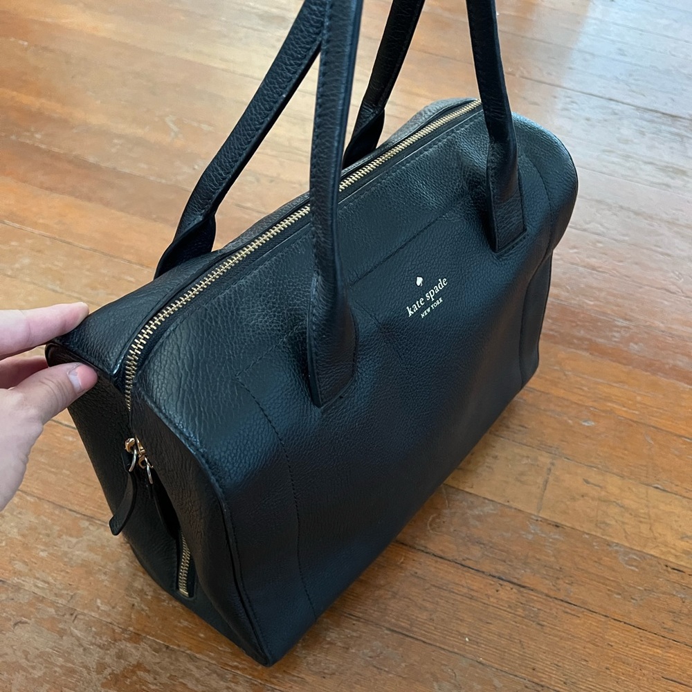 Kate Spade black full grain leather purse